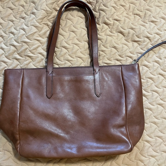 Fossil tri colour leather tote - beautiful bag! - Picture 2 of 3